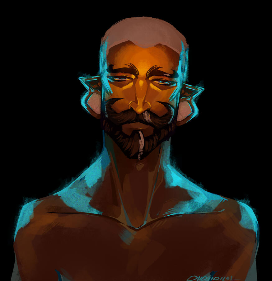 Rendered Bust